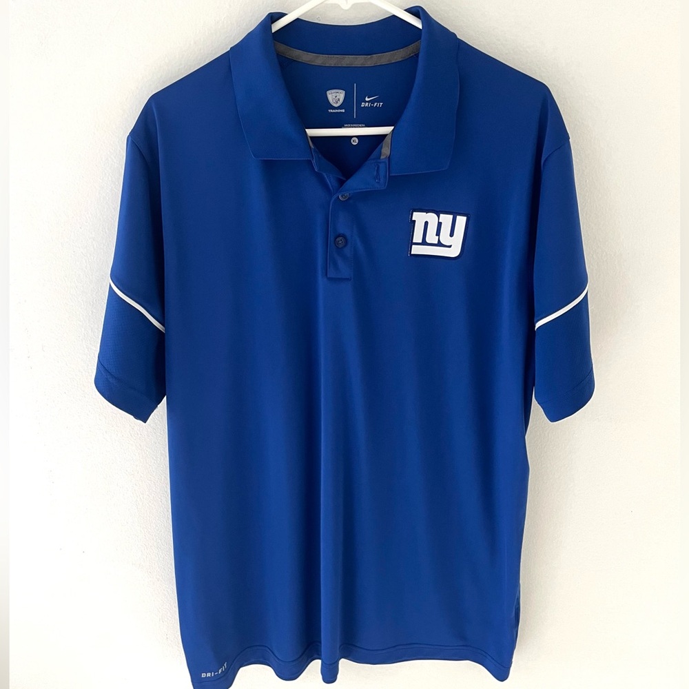 Nike NFL Equipment New York Giants Dri-Fit Polo, Size: XL